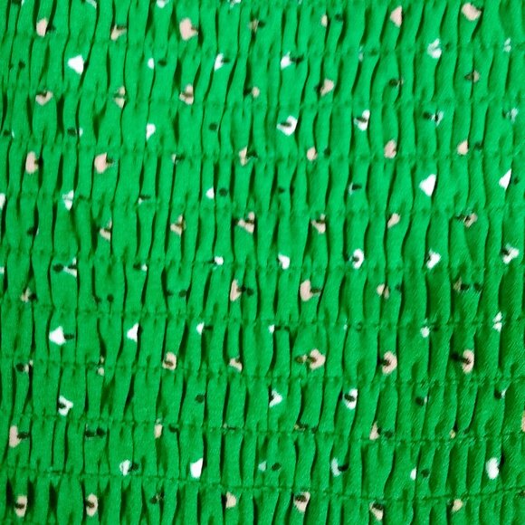 LULUS Day in the Sun Green Print Smocked Midi Dress - Picture 9 of 12